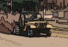 Some fun with the jeep in Photoshop